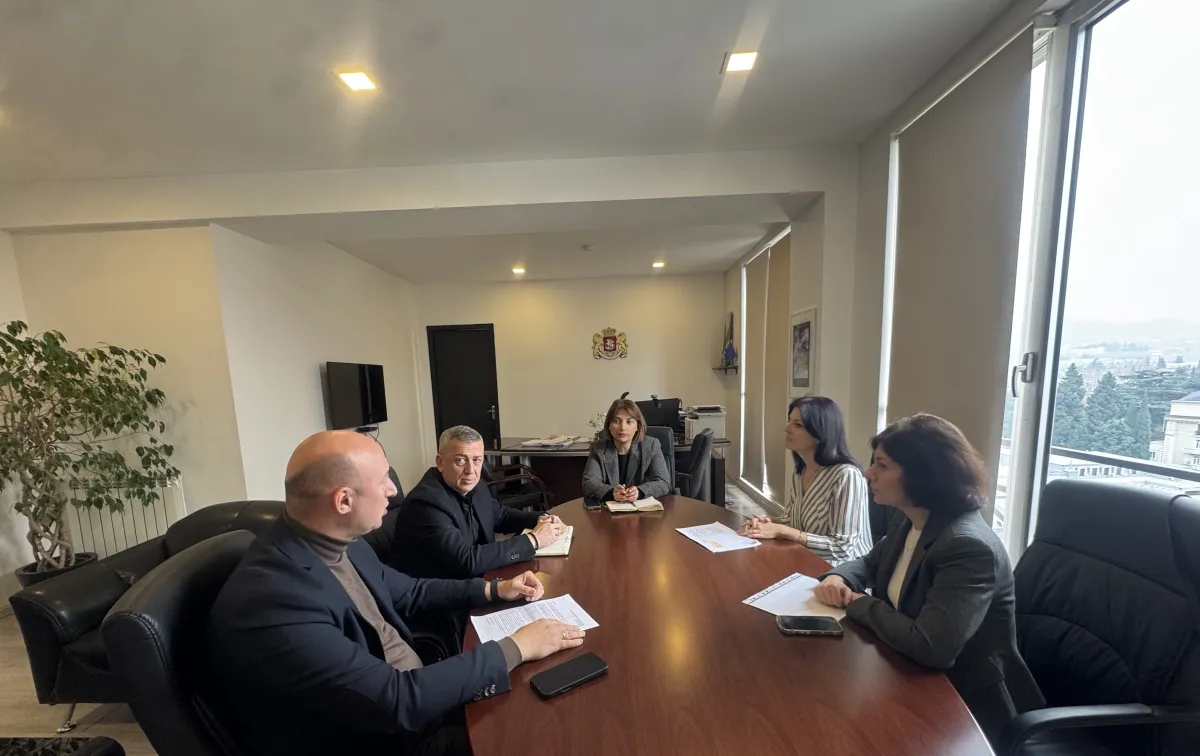 საქართველოს გარემოსდაცვით მმართველთა ასოციაციის საინიციატივო ჯგუფის შეხვედრა საქართველოს გარემოს დაცვისა და სოფლის მეურნეობის სამინისტროს სსიპ გარემოს ეროვნულ სააგენტოსთან